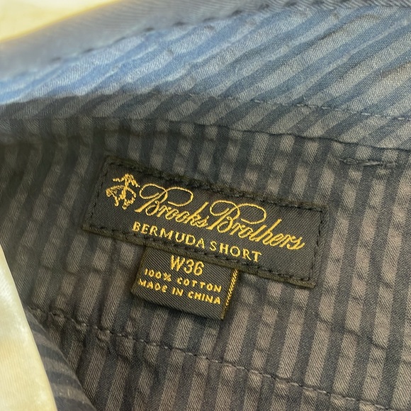 Brooks Brothers Bermuda Shorts Mens 36 - Dark Blue - Picture 4 of 6
